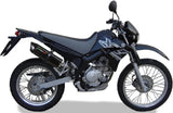 Tubo De Escape Con Homologación Acústica Furore Aluminio Negro - Gpr Compatible Con Yamaha Xt 125 R - X (2005-2012)