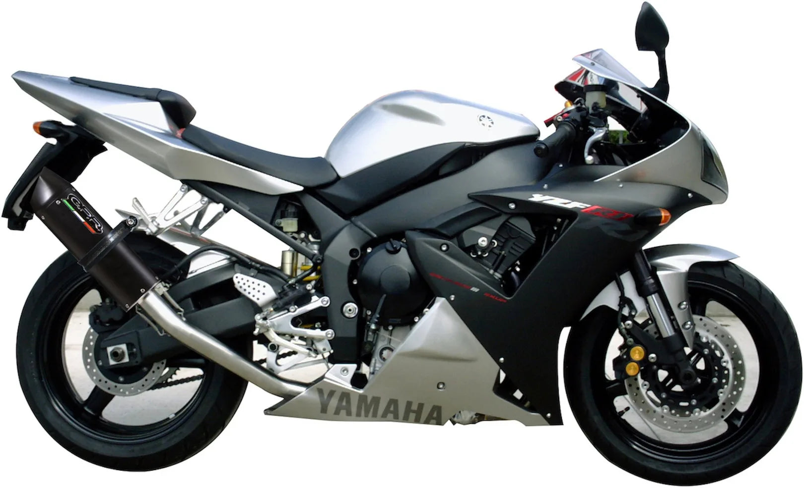 Tubo De Escape Con Homologación Acústica Furore Aluminio Negro - Gpr Compatible Con Yamaha Yzf 1000 R1 (2002-2003)