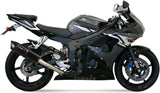 Tubo De Escape Con Homologación Acústica Furore Aluminio Negro - Gpr Compatible Con Yamaha Yzf-R6 (2003-2005)