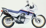 Tubo De Escape Con Homologación Acústica Furore Aluminio Negro - Gpr Compatible Con Honda Transalp Xl 600 V (1996-1999)