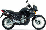 Tubo De Escape Con Homologación Acústica Furore Aluminio Negro - Gpr Compatible Con Honda Transalp Xl 650 V (2000-2006)