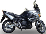 Escape Doble Con Homologación Acústica Furore Aluminio Negro - Gpr Compatible Con Honda Varadero 1000 (1999-2011)