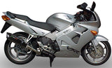 Tubo De Escape Con Homologación Acústica Furore Aluminio Negro - Gpr Compatible Con Honda Vfr 800 Rc46 (1998-2001)