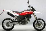 Tubo De Escape Con Homologación Acústica Furore Aluminio Negro - Gpr Compatible Con Husqvarna Te 610 E - Sm (2005-2006)