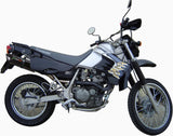 Tubo De Escape Con Homologación Acústica Furore Aluminio Negro - Gpr Compatible Con Kawasaki Klr 650 (1988-2005)