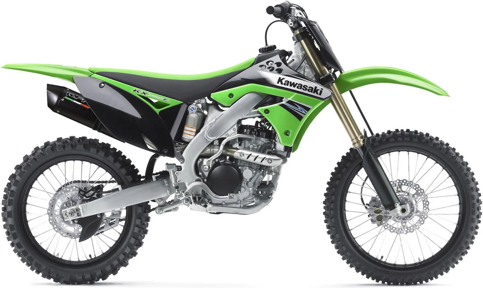 Sistema De Escape Completo Sin Catalizador Y Con Homologación Acústica Furore Aluminio Negro - Gpr Compatible Con Kawasaki Kx 250 F (2004-2008)