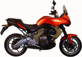 Tubo De Escape Con Catalizador Y Homologación Acústica Furore Aluminio Negro - Gpr Compatible Con Kawasaki Versys 650 (2006-2014)