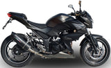 Tubo De Escape Con Homologación Acústica Furore Aluminio Negro - Gpr Compatible Con Kawasaki Z 300 (2014-2017)