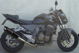 Tubo De Escape Con Homologación Acústica Furore Aluminio Negro - Gpr Compatible Con Kawasaki Z 750 - S (2004-2006)