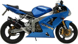 Tubo De Escape Con Homologación Acústica Furore Aluminio Negro - Gpr Compatible Con Kawasaki Zx 6R 636 (2003-2004)