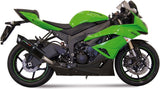 Tubo De Escape Con Homologación Acústica Furore Aluminio Negro - Gpr Compatible Con Kawasaki Zx 6R Ie (2009-2023)