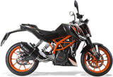 Tubo De Escape Con Catalizador Y Homologación Acústica Furore Aluminio Negro - Gpr Compatible Con Ktm 390 Duke (2013-2016)