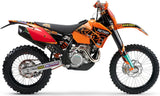 Tubo De Escape Con Homologación Acústica Furore Aluminio Negro - Gpr Compatible Con Ktm 520 Exc (1999-2007)