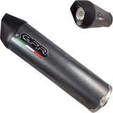 Dual Exhaust System With Sound Certification Furore Carbon Look - Gpr Compatible With Ducati Monster 600 (2001-2003)