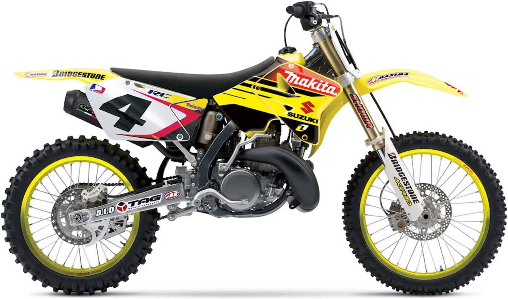 Sistema De Escape Completo Sin Catalizador Y Con Homologación Acústica Ghisa Acero Negro - Gpr Compatible Con Suzuki Rmz 250 (2004-2006)