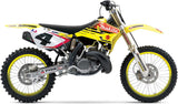 Sistema De Escape Completo Sin Catalizador Y Con Homologación Acústica Ghisa Acero Negro - Gpr Compatible Con Suzuki Rmz 250 (2004-2006)