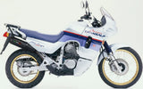 Tubo De Escape Con Homologación Acústica Ghisa Acero Negro - Gpr Compatible Con Honda Transalp Xl 600 V (1996-1999)