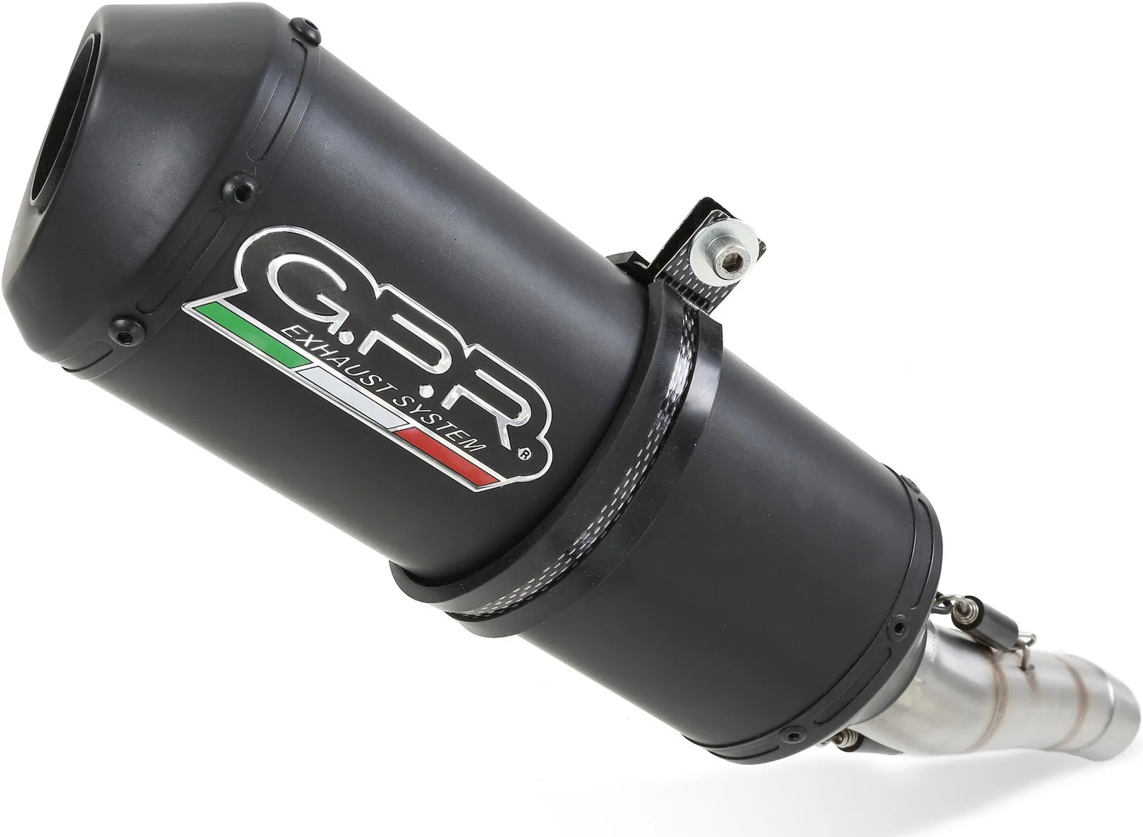 Sistema De Escape Completo Con Catalizador Y Homologación Acústica Ghisa Acero Negro - Gpr Compatible Con Royal Enfield Himalayan 410 (2017-2020)