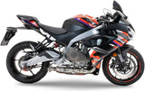 Sistema De Escape Completo Sin Catalizador Y Sin Homologación Acústica Ghost Acero - Gpr Compatible Con Aprilia Rs 457 (2024-2025)