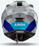 Casco Integral Para Moto Airoh Gp800 - Gp8C19 Hpc Carbon Azul Rojo Gloss Competition Talla Xl
