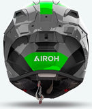 Casco Integral Para Moto Airoh Gp800 - Gp8C33 Hpc Carbon Verde Flúor Gloss Competition Talla Xl