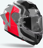 Casco Integral Para Moto Airoh Gp800 - Gp8C55 Hpc Carbon Rojo Gloss Competition Talla L