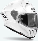 Casco Integral Para Moto Airoh Gp800 - Gp8F14 Hpc Carbon Blanco Gloss Color Talla Xl
