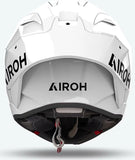 Casco Integral Para Moto Airoh Gp800 - Gp8F14 Hpc Carbon Blanco Gloss Color Talla S