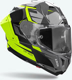 Casco Integral Para Moto Airoh Gp800 - Gp8Ma31 Hpc Carbon Amarillo Gloss Master Talla S