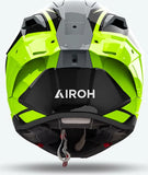 Casco Integral Para Moto Airoh Gp800 - Gp8Ma31 Hpc Carbon Amarillo Gloss Master Talla Xs
