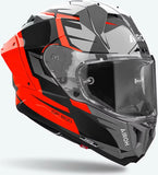 Casco Integral Para Moto Airoh Gp800 - Gp8Ma32 Hpc Carbon Naranja Gloss Master Talla L
