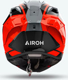 Casco Integral Para Moto Airoh Gp800 - Gp8Ma32 Hpc Carbon Naranja Gloss Master Talla L