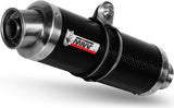 Exhaust Tip With Noise Certification Gp Carbon - Mivv Compatible With Honda Cb 500 X (2013-2015)