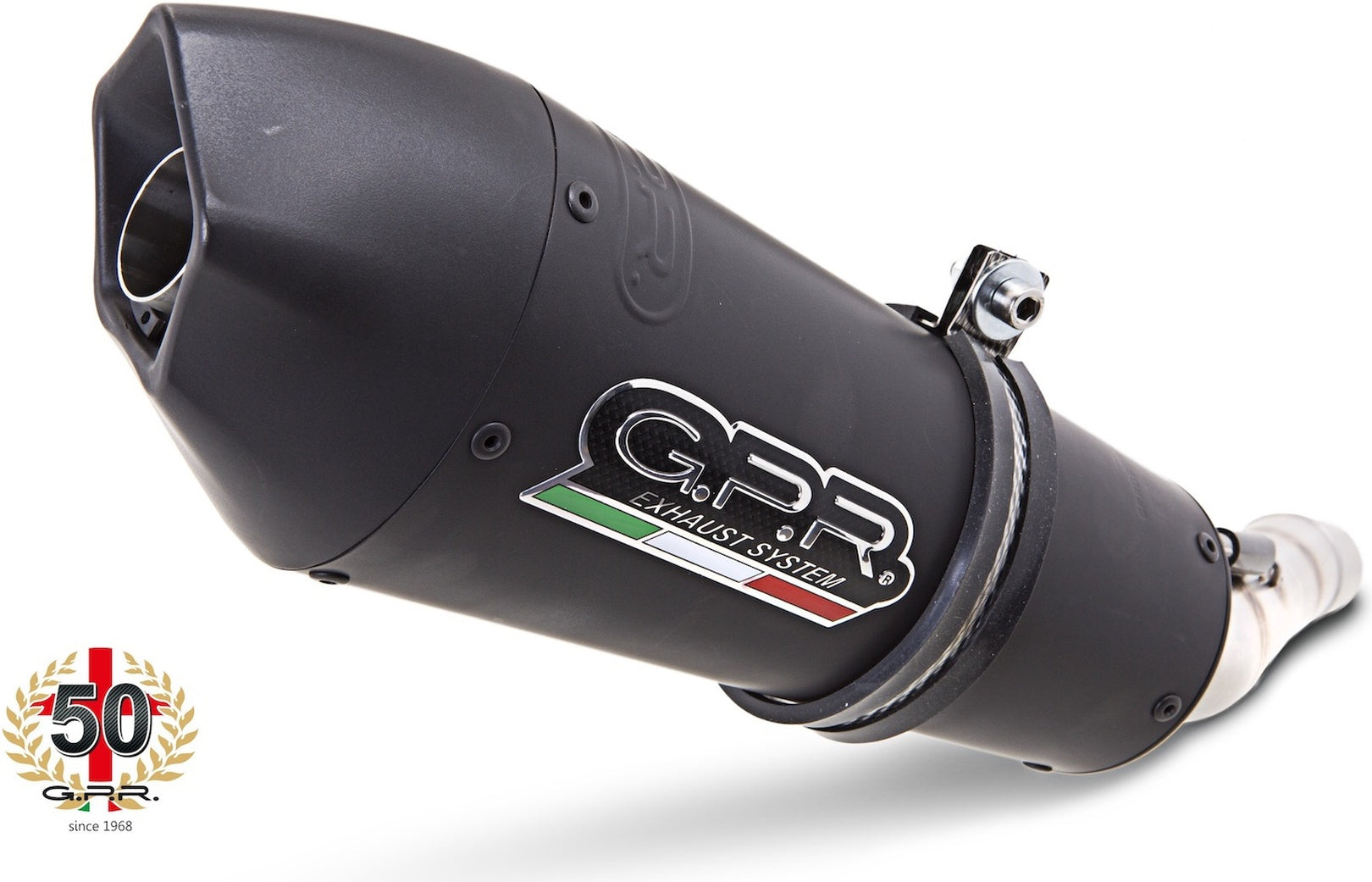 Complete Catalytic Exhaust System With Sound Certification Gp Evo4 Black Titanium - Gpr Compatible With Can Am Spyder 1000 Rt (2013-2023)