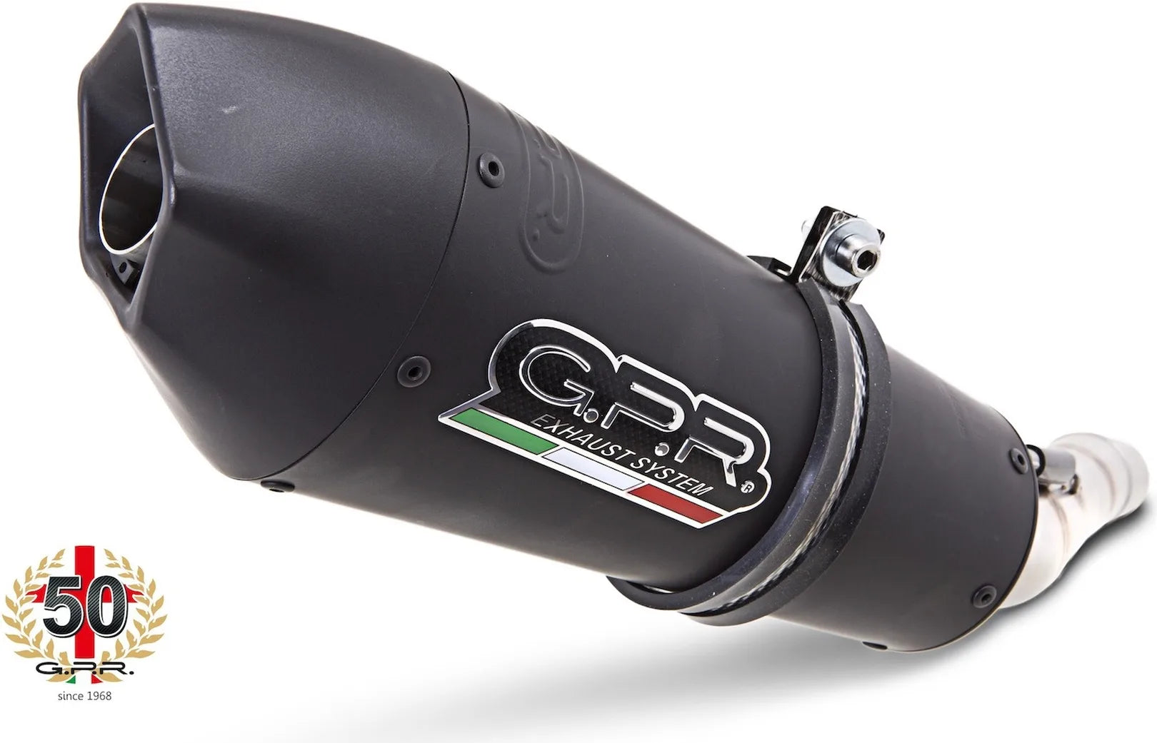 Sistema De Escape Completo Con Catalizador Y Homologación Acústica Gpe Anniversary Titano Negro - Gpr Compatible Con Ducati Diavel 1198 (2011-2016)
