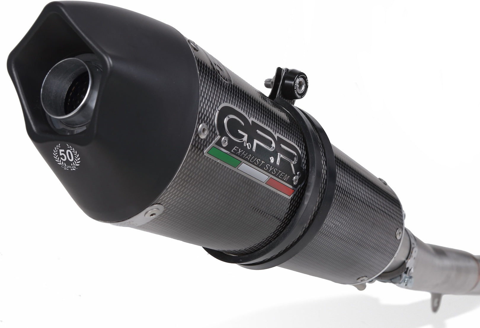Complete Catalytic Exhaust System With Sound Certification Gpe Anniversary Carbon Look - Gpr Compatible With Can Am Spyder 1000 Rs - Rss (2013-2016)