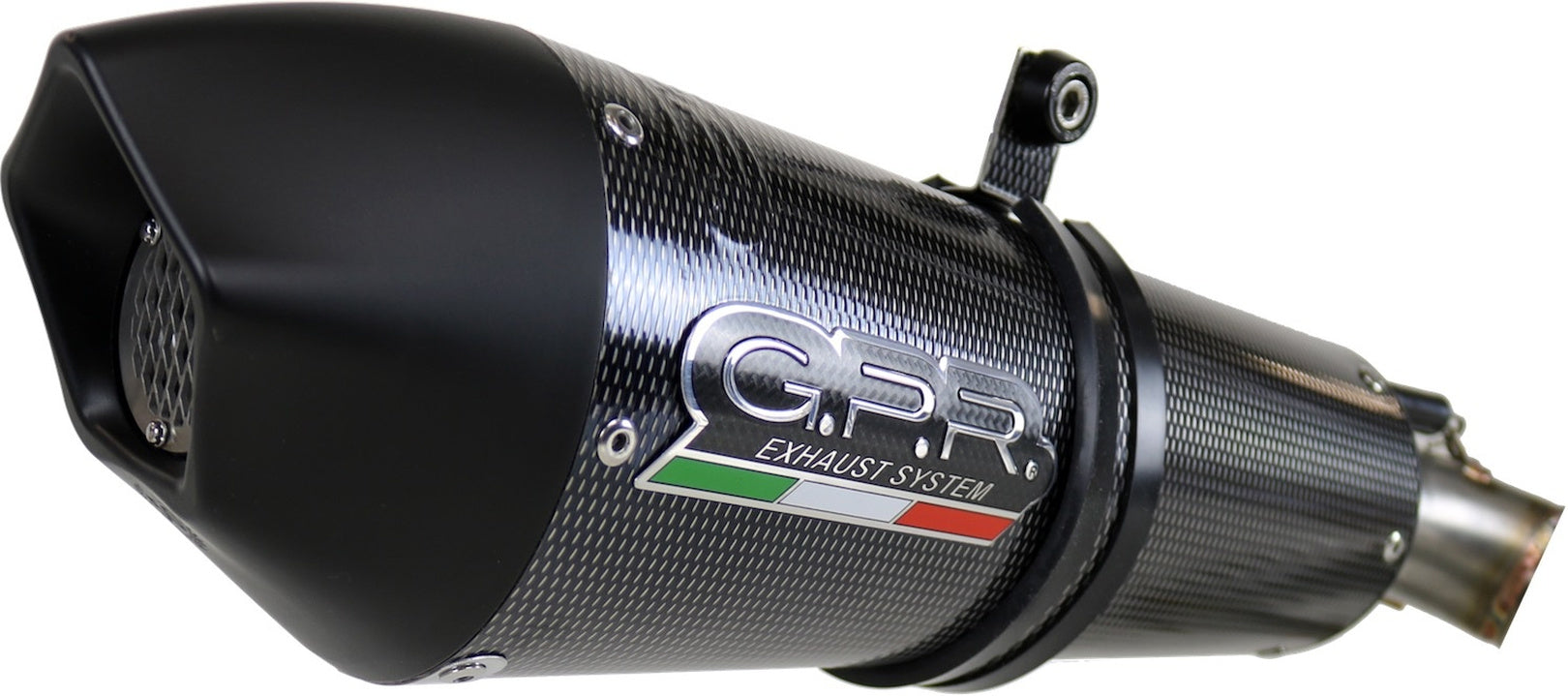 Complete Catalytic Exhaust System With Sound Certification Gp Evo4 Carbon Look - Gpr Compatible With Can Am Spyder 1000 Rt (2013-2023)