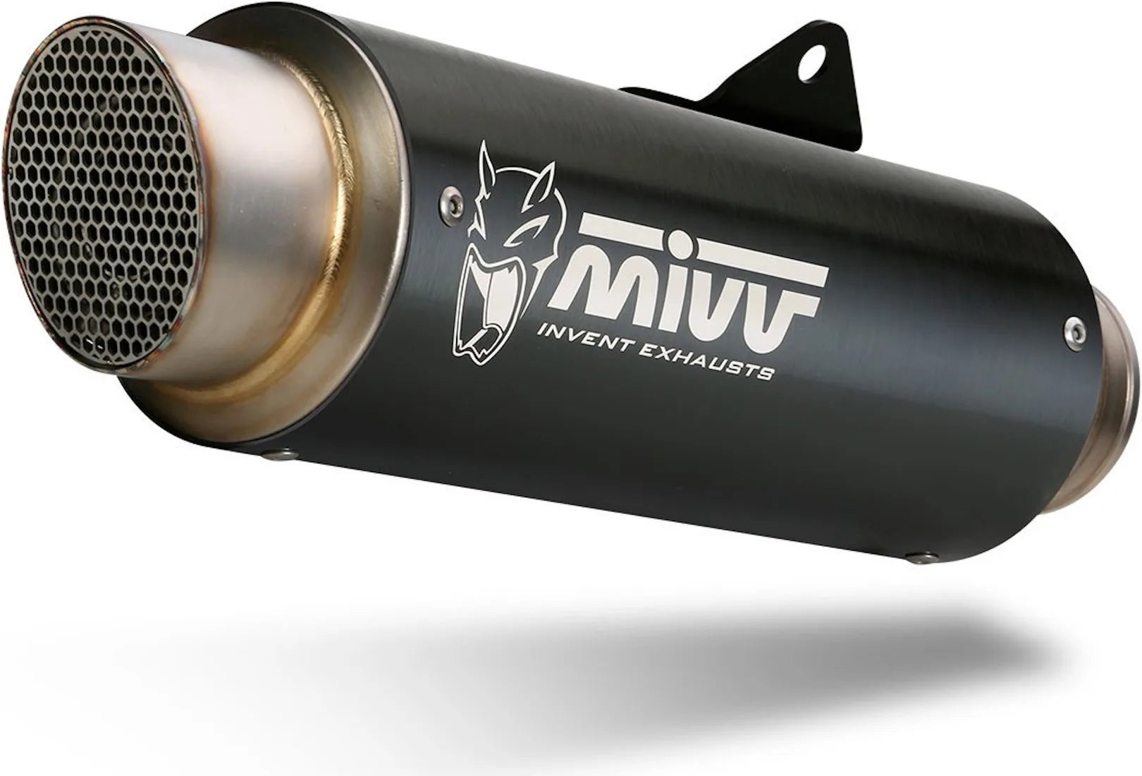 Tubo De Escape Con Homologación Acústica Gppro Acero Negro - Mivv Compatible Con Kawasaki Z 400 (2019-2023)