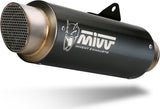 Exhaust Tip With Noise Certification Gppro Steel Black - Mivv Compatible With Bmw S 1000 Rr (2017-2018)
