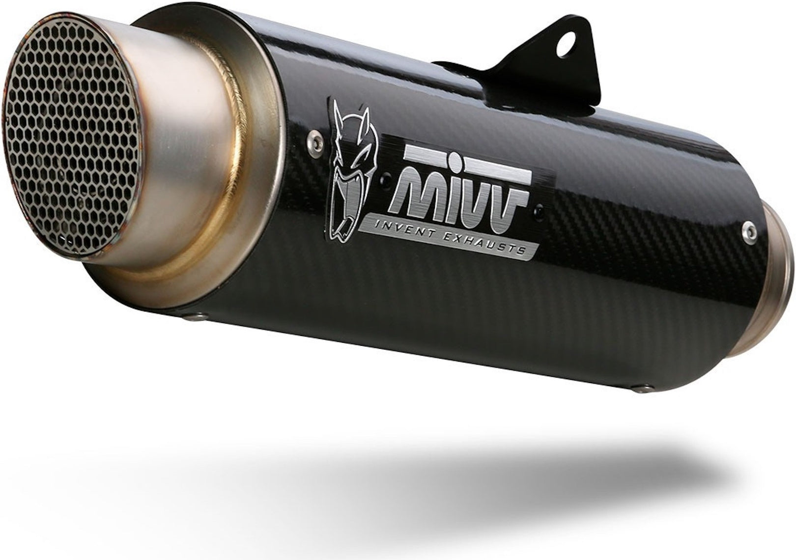 Catalytic Exhaust Tip With Sound Certification Gppro Carbon - Mivv Compatible With Kymco Ak 550 (2017-2020)