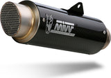 Complete Non-Catalytic Exhaust System With Sound Certification Gppro Carbon - Mivv Compatible With Kawasaki Z 650 (2017-2023)