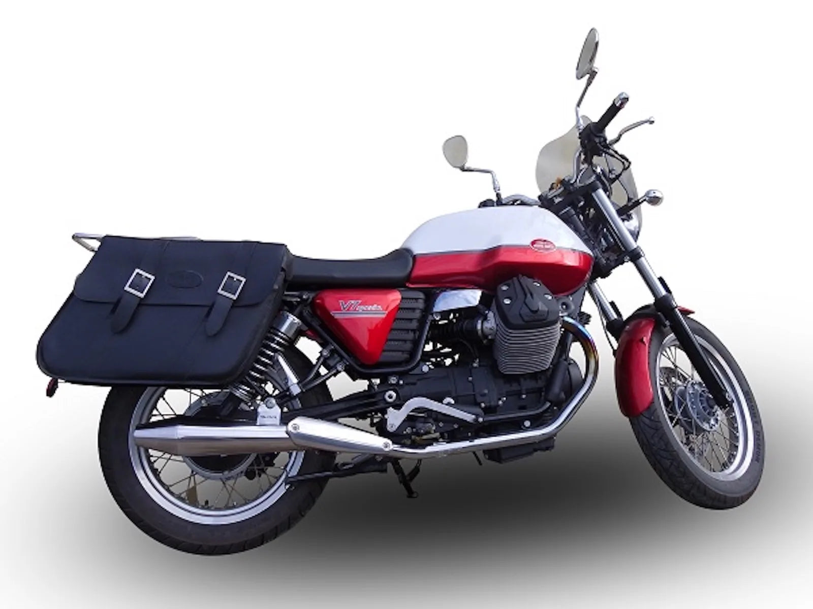 Sistema De Escape Completo Sin Catalizador Y Sin Homologación Acústica Vintacone Acero - Gpr Compatible Con Moto Guzzi V7 Iii Special - Stone - Carbon (2017-2018)