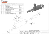 Tubo De Escape Sin Catalizador Y Con Homologación Acústica Oval Acero - Mivv Compatible Con Honda Xlv 650 Transalp (2000-2004)