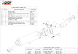 Catalytic Exhaust Tip With Sound Certification Oval Stainless Steel - Mivv Compatible With Honda Cbf 600 (2004-2010)