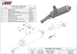 Tubo De Escape Con Homologación Acústica Oval Acero - Mivv Compatible Con Honda Xlv 650 Transalp (2005-2007)