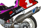 Sistema De Escape Completo Sin Homologación Acústica Round Carbono - Termignoni Compatible Con Honda Vfr 750