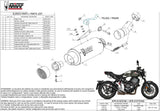Exhaust Tip With Noise Certification Gppro Carbon - Mivv Compatible With Honda Cb 1000 R (2018-2024)
