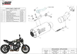 Exhaust Tip With Noise Certification Mk3 Carbon - Mivv Compatible With Honda Cb 1000 R (2018-2024)