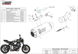 Tubo De Escape Con Homologación Acústica Mk3 Carbono - Mivv Compatible Con Honda Cb 1000 R (2018-2024)