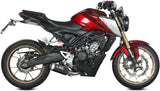 Sistema De Escape Completo Sin Catalizador Y Sin Homologación Acústica Mk3 Carbono - Mivv Compatible Con Honda Cb 125 R (2021-2024)